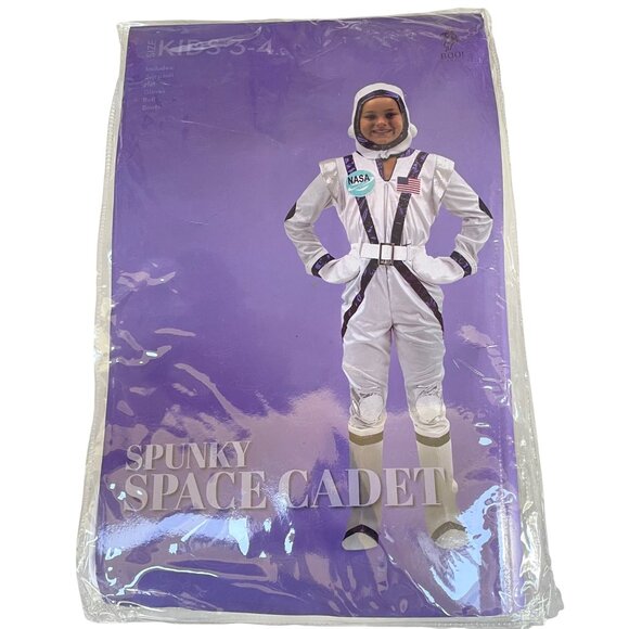 Boo Inc. Spunky Space Cadet Astronaut Halloween Costume KIDS Sz 3-4 Dressup - Picture 3 of 6